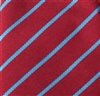 Corbata Niño Burdeos Rayas