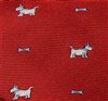Corbata Niño Granate con Perritos