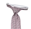 Corbata Niño Gris Paisley Rosa