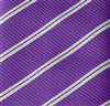 Corbata Niño Morada Rayas