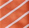 Corbata Niño Naranja Rayas