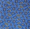 Corbata Niño Seda Azul Francia Paisley