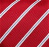Corbata Roja Rayas