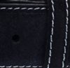 Detalle piel cinturón ante negro