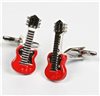Gemelos Guitarra Roja