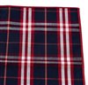 Pañuelo Bolsillo Cuadro Escocés Azul y Rojo