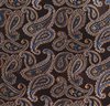 Pañuelo Bolsillo Marrón Paisley