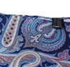 Pañuelo Bolsillo Seda Azul Damasco