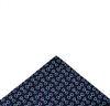 Pañuelo de bolsillo azul marino con bocado equitación