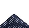 Pañuelo de bolsillo azul marino con cachemir