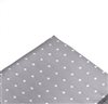 Pañuelo de Bolsillo Gris con Lunares Blancos