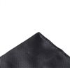 Pañuelo de bolsillo raso gris oscuro