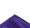 Pañuelo de bolsillo raso morado oscuro