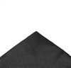 Pañuelo de bolsillo raso negro