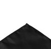 Pañuelo de bolsillo raso negro