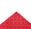 Pañuelo de bolsillo roja con cashmere azul
