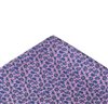 Pañuelo de bolsillo seda rosa con Paisley azul