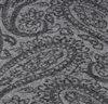 Reversible bufanda gris con paisley gris marengo