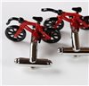 Revés Gemelos Bicicletas Rojas y Negras