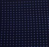 Tela pajarita y pañuelo azul marino con lunares celeste
