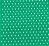 TELA TIRANTE ELASTICO VERDE CON MOTAS BLANCAS