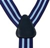 Tirante azul marino con rayas  Cruce