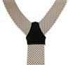Tirante beige rombos XXL  Cruce
