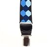 Tirante hexágonos azules XXL  Pinza trasera