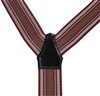 Tirante jacquard burdeos  Cruce