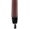 Tirante jacquard burdeos  Pinza trasera