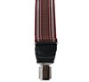 Tirante jacquard burdeos XXL  Pinza trasera