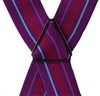 Tirante magenta con rayas  Cruce