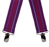 Tirante magenta con rayas  Pinzas traseras