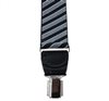 Tirante rayas azul marino y gris XXL  Pinza trasera
