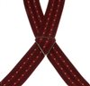 Tirante rayas granate  Cruce - Pisa 47
