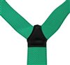 Tirante verde con motas blancas  Cruce