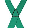 Tirante verde con motas blancas  Cruce