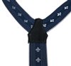 Tirante XXL azul Flor de Lis  Cruce