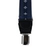 Tirante XXL azul Flor de Lis  Pinza trasera