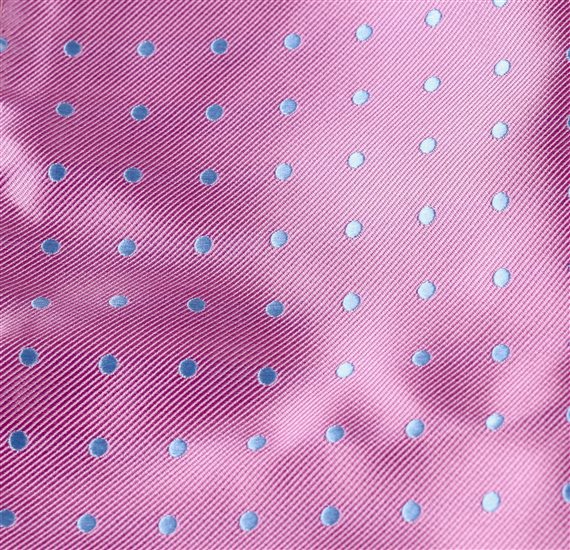 Pañuelo Bolsillo Rosa Lunares