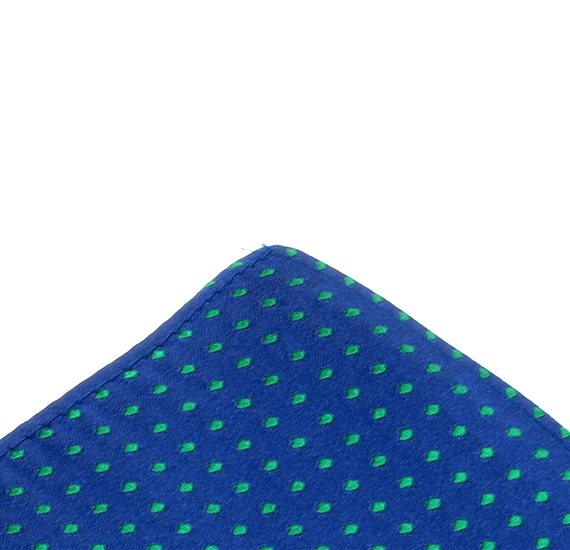 Pañuelo de Bolsillo Niño Seda Azulón