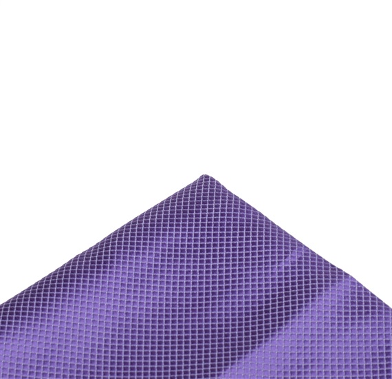 Pañuelo de bolsillo raso morado