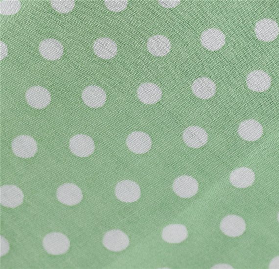 Pañuelo Verde Manzana Lunares Estilo Andaluz