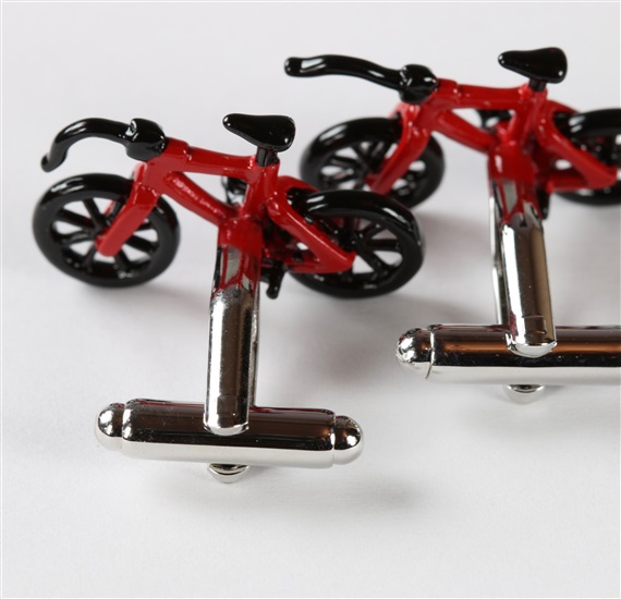 Revés Gemelos Bicicletas Rojas y Negras