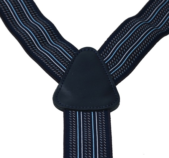 Tirante azul marino rayas  Cruce