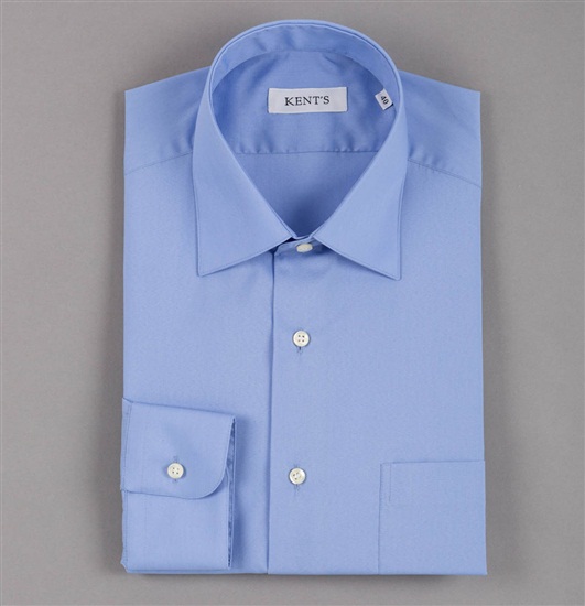 KENT-KRAGENHEMD BLAU XXL