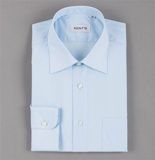 HEMD KENT KRAGEN STEREO BLAU XXL