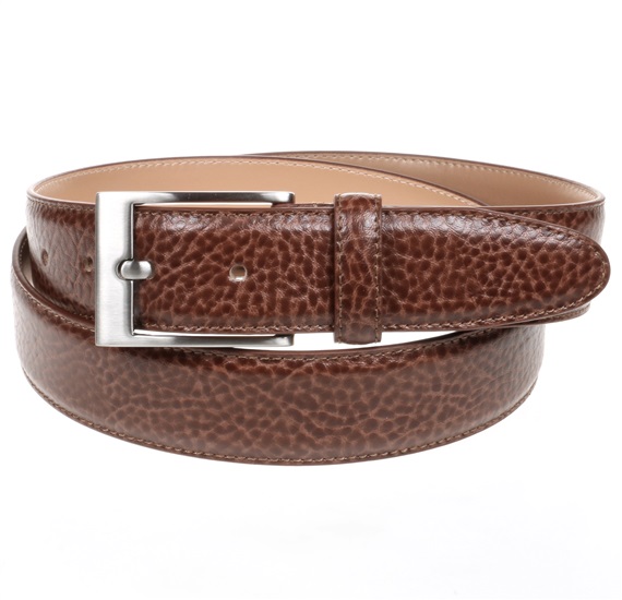 Cinturón de Piel Marrón Camel