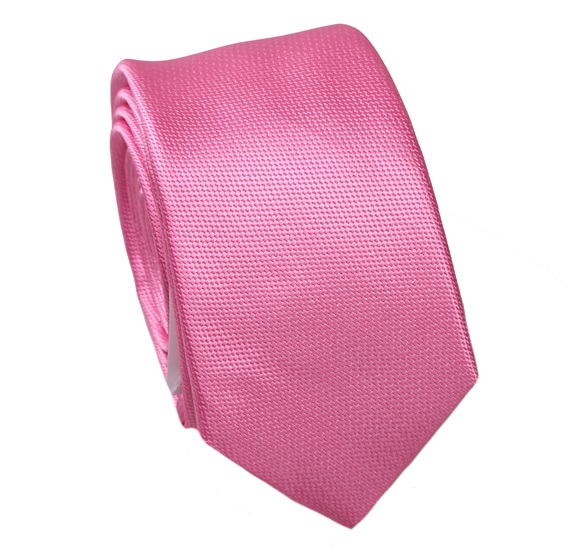Schmale Rosa Krawatte