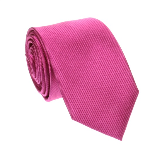 Krawatte Jacquard Seide Magenta